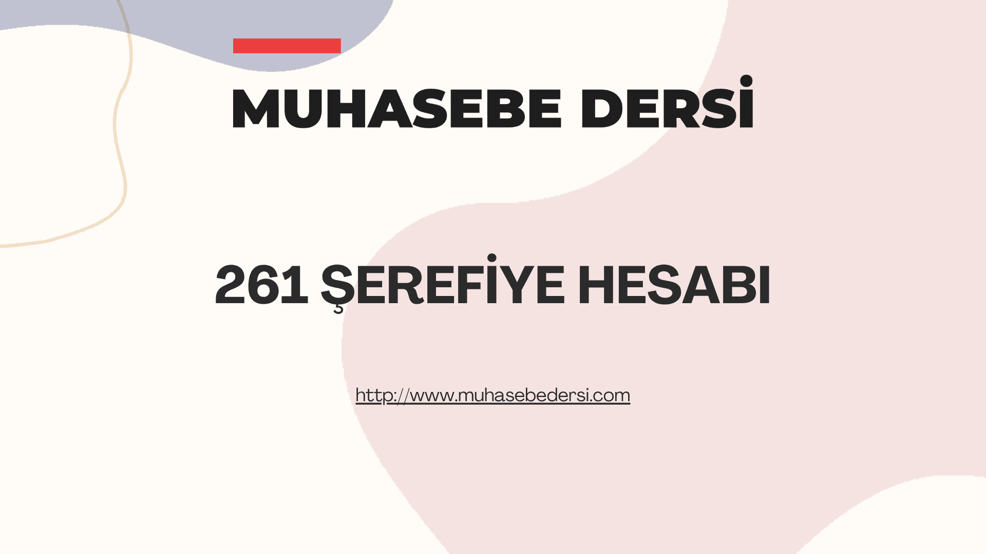 261 Şerefiye Hesabı Nedir? | Muhasebe Kayıtları ve Örnekler